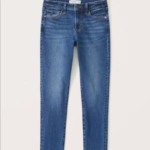 Abercrombie ultra high rise super skinny jeans